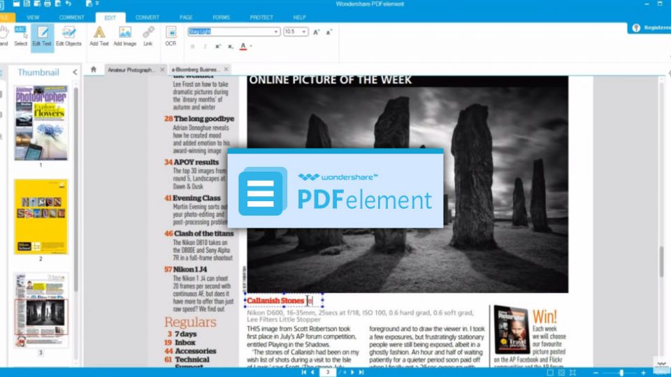editar pdf facilmente con PDFelement
